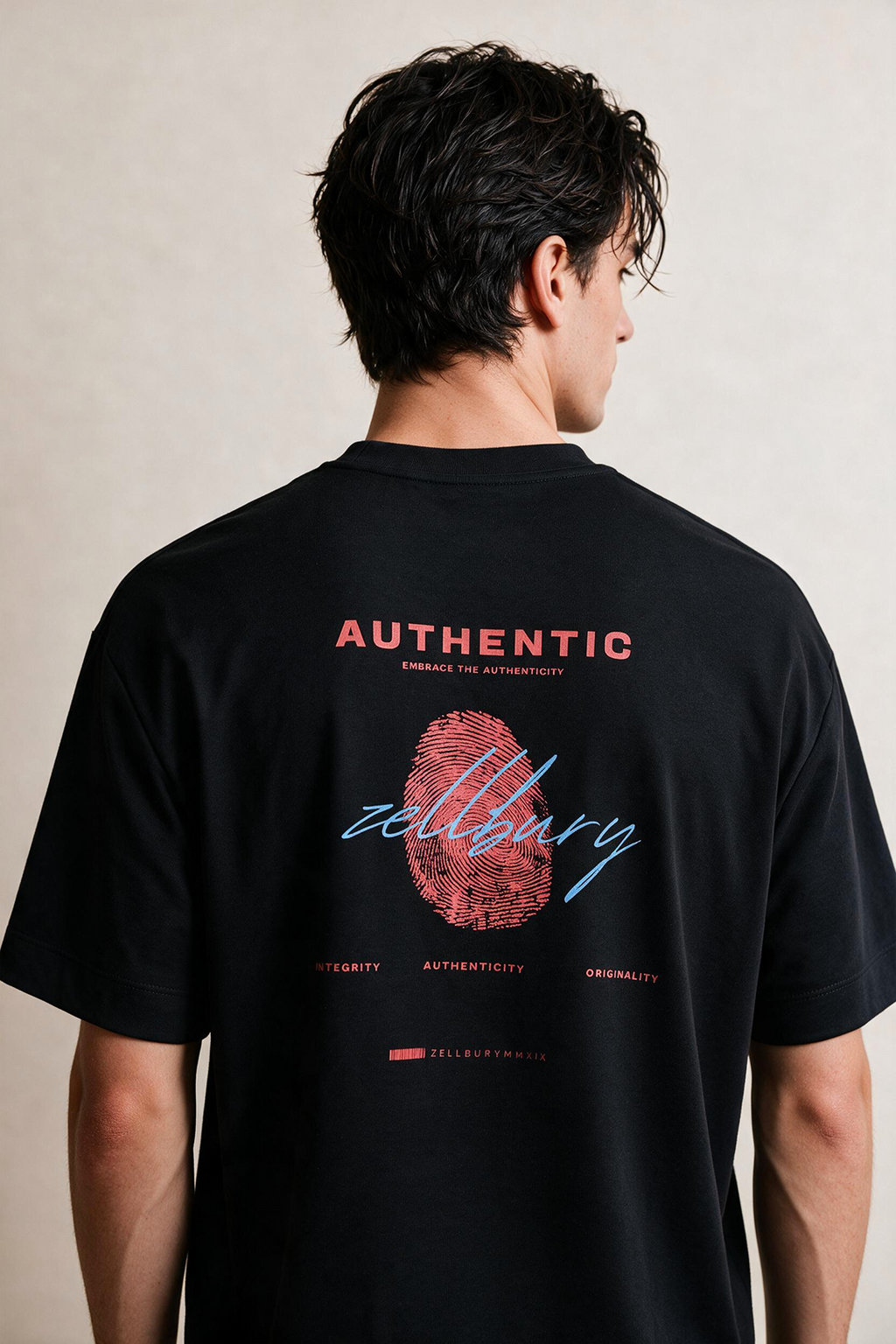 Oversized Graphic T-Shirt - D104