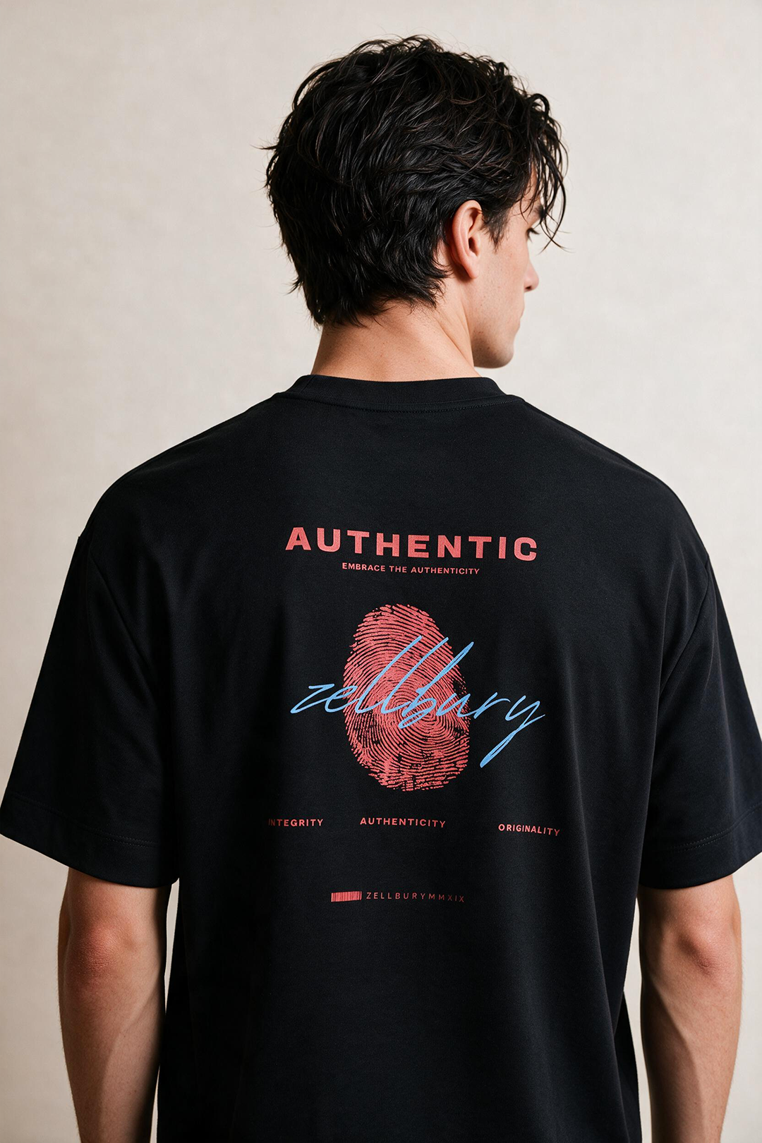 Oversized Graphic T-Shirt - D104