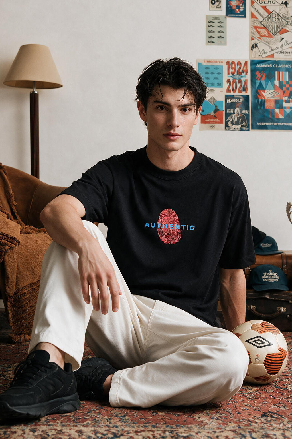 Oversized Graphic T-Shirt - D104