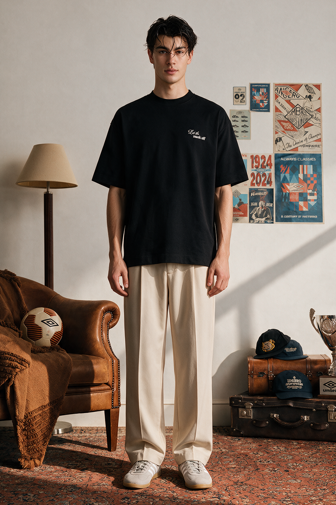Oversized Graphic T-Shirt - D107