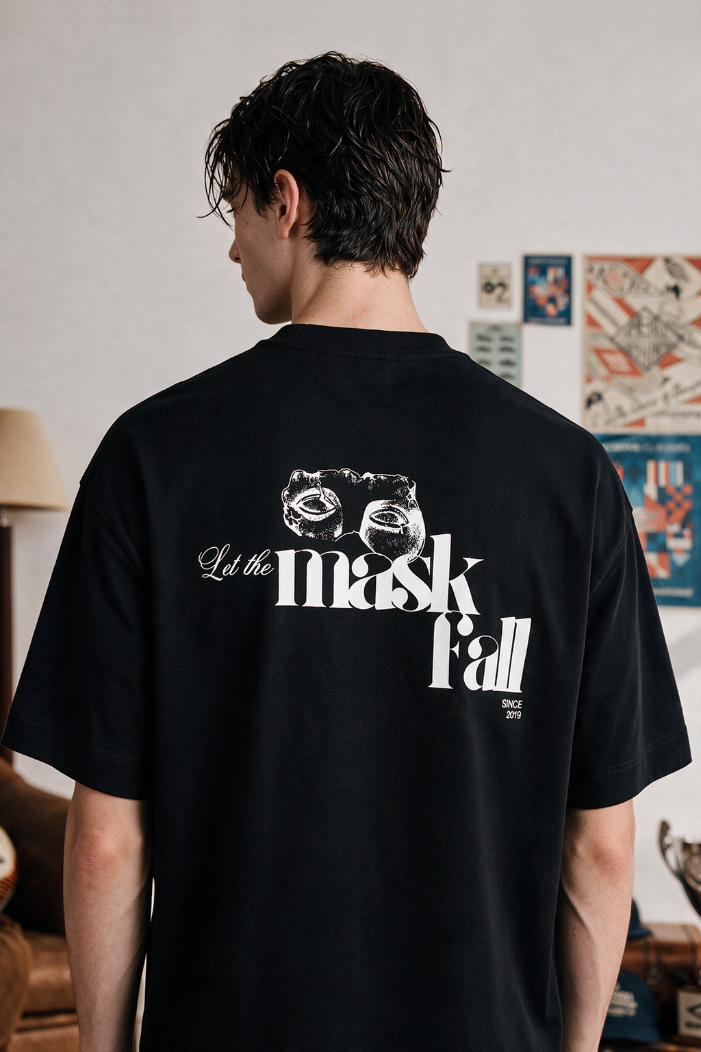 Oversized Graphic T-Shirt - D107