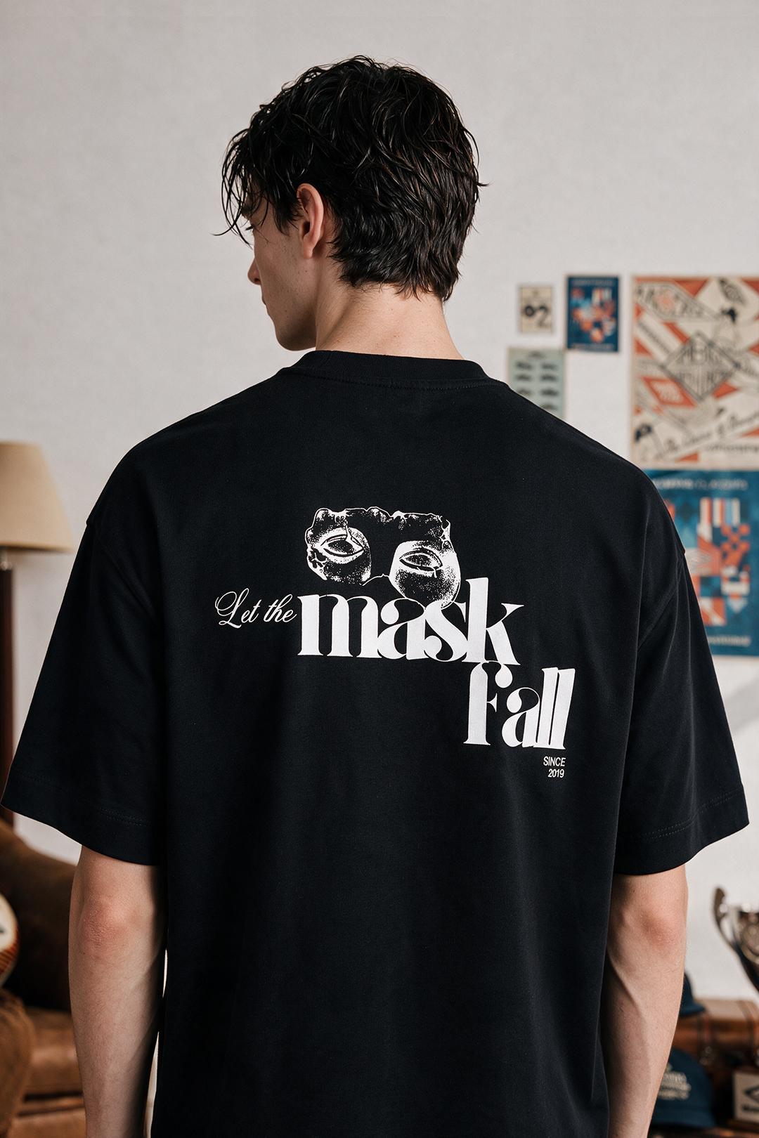 Oversized Graphic T-Shirt - D107