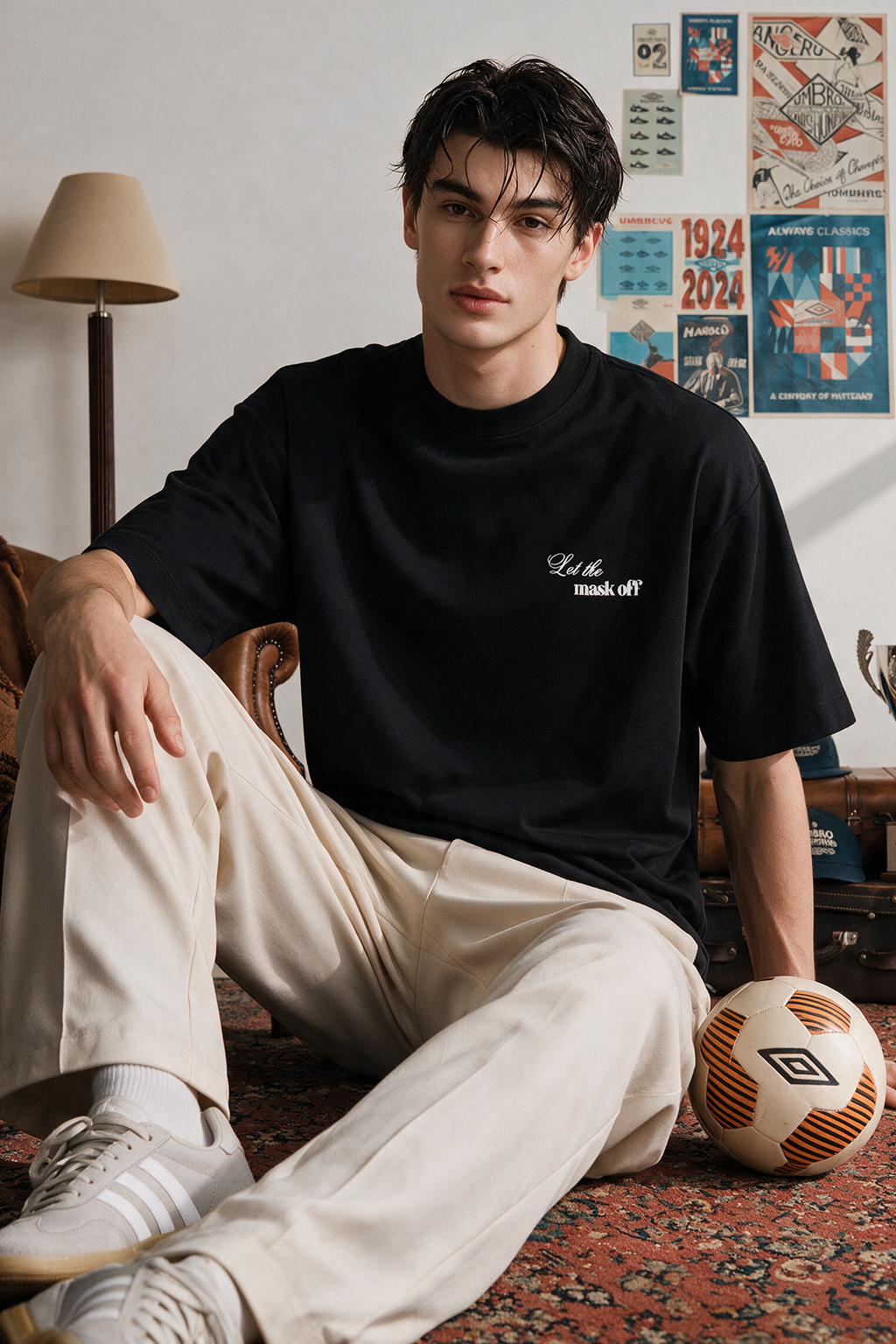 Oversized Graphic T-Shirt - D107