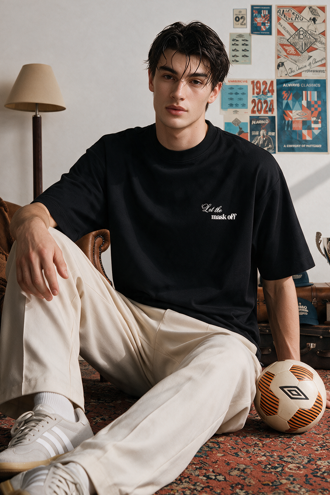 Oversized Graphic T-Shirt - D107