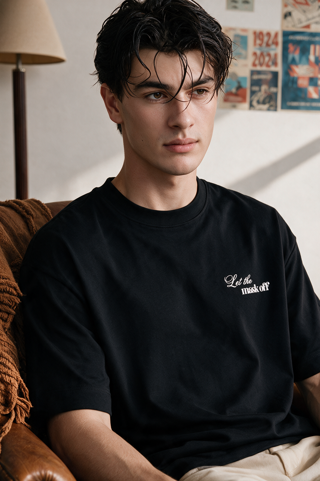 Oversized Graphic T-Shirt - D107