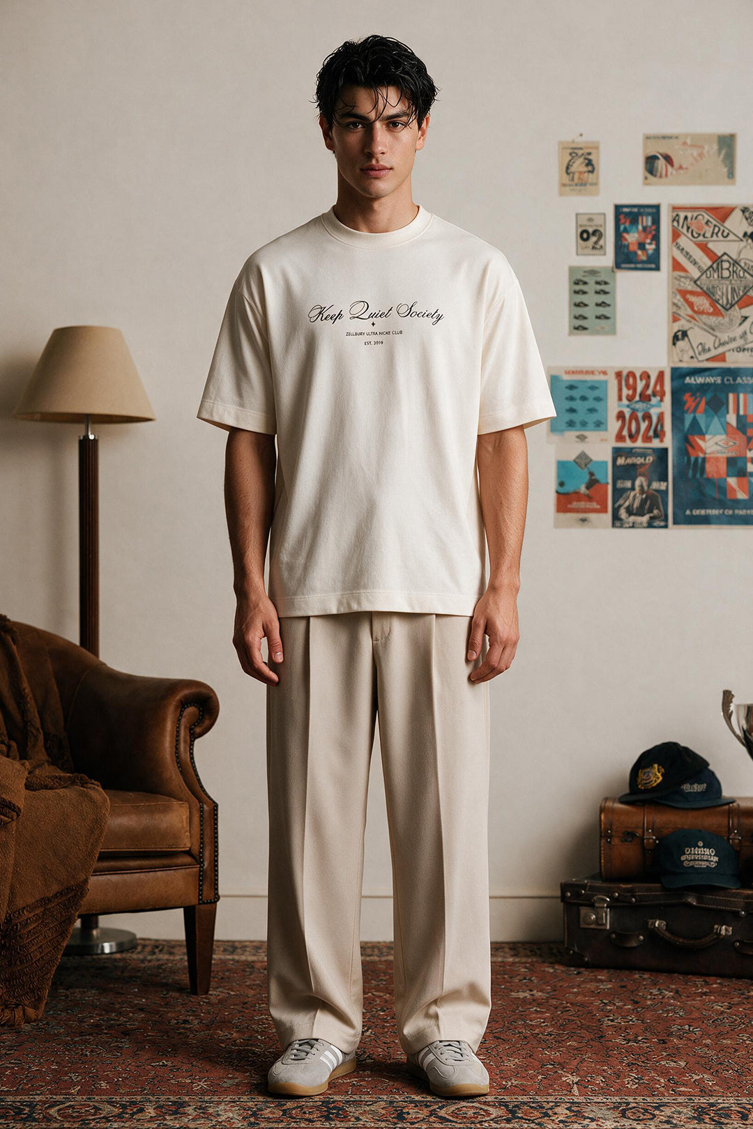 Oversized Graphic T-Shirt - D109