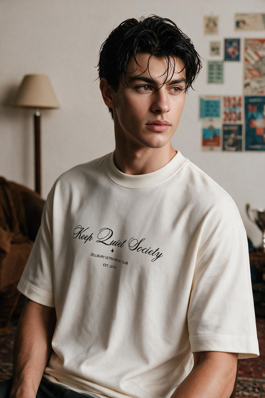 Oversized Graphic T-Shirt - D109
