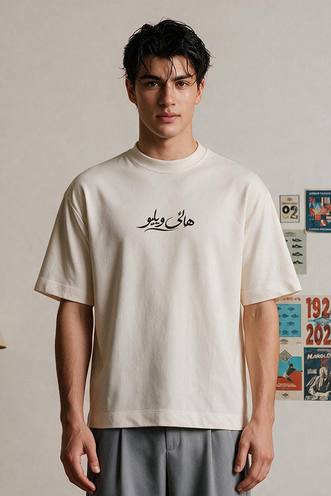 Oversized Graphic T-Shirt - D110