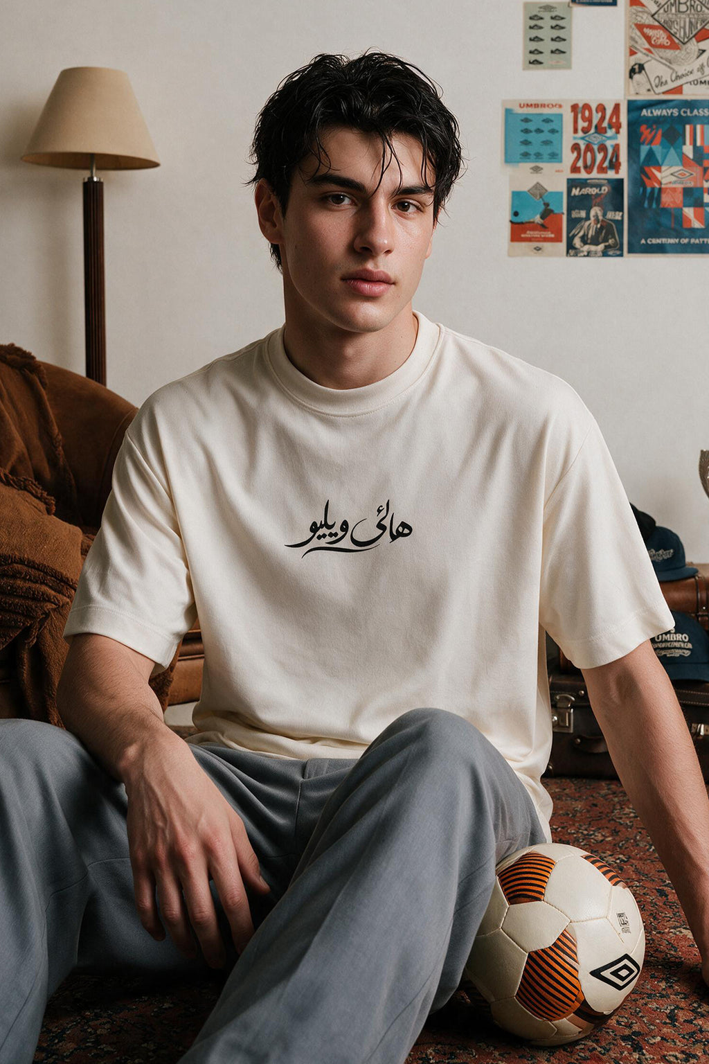 Oversized Graphic T-Shirt - D110