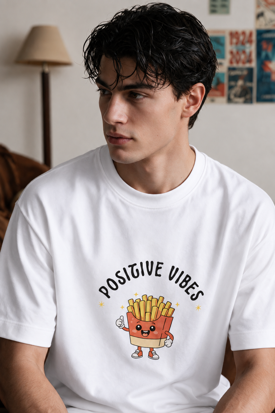 Oversized Graphic T-Shirt - D113