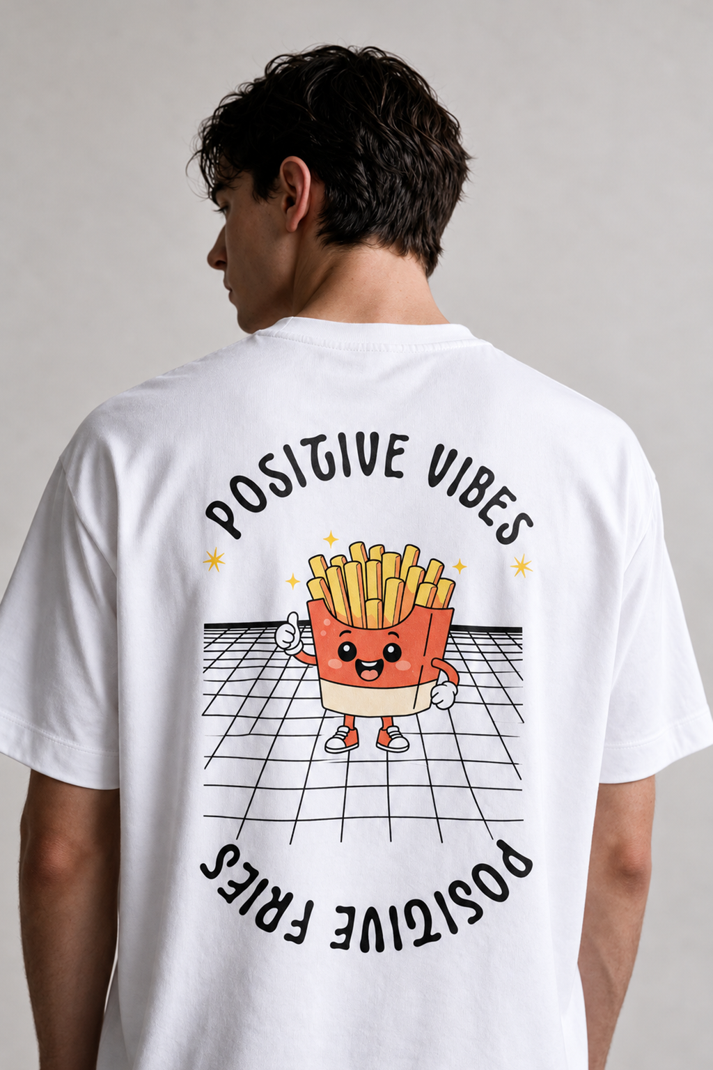 Oversized Graphic T-Shirt - D113