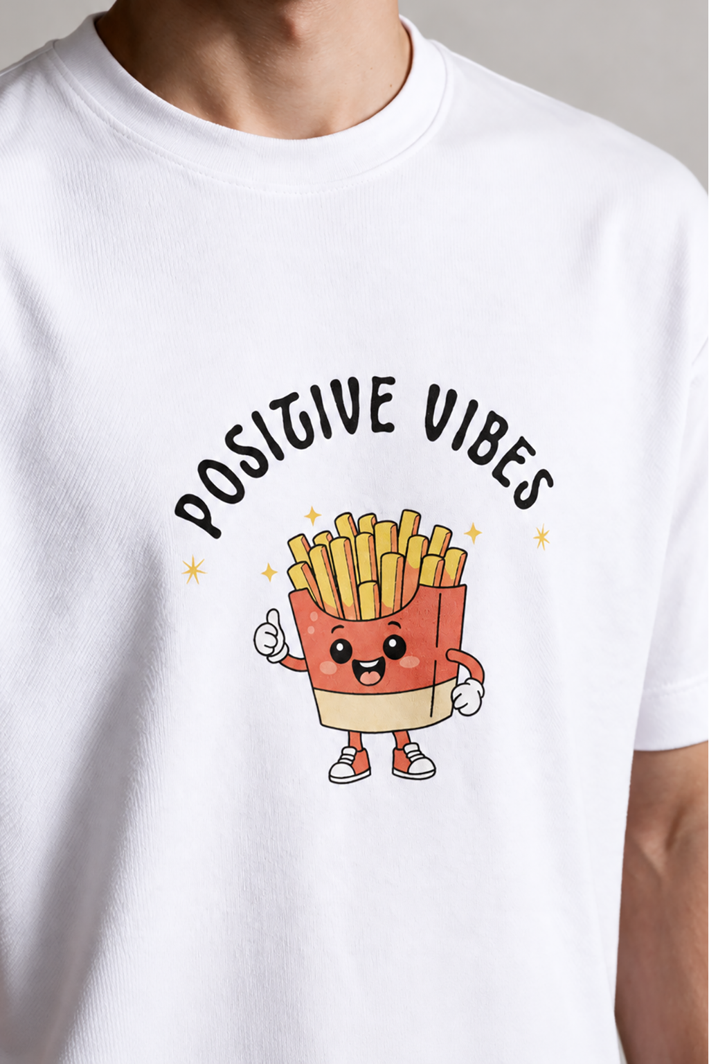 Oversized Graphic T-Shirt - D113