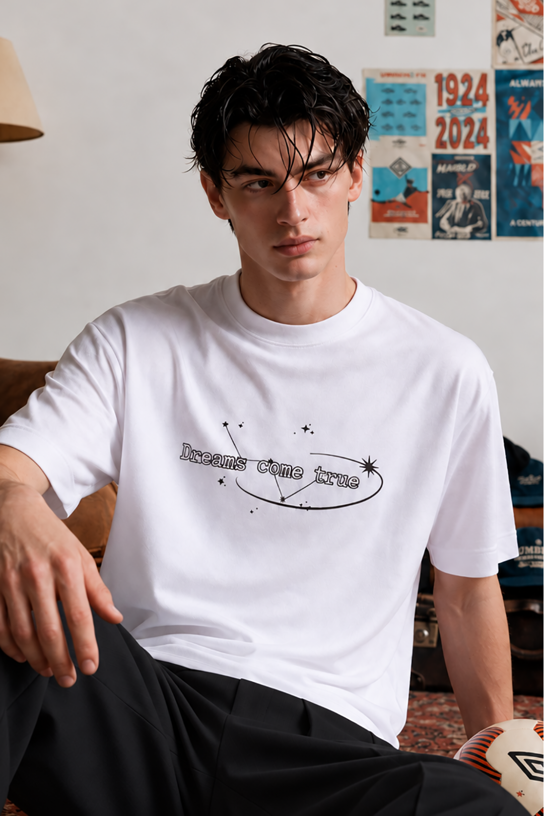 Oversized Graphic T-Shirt - D114