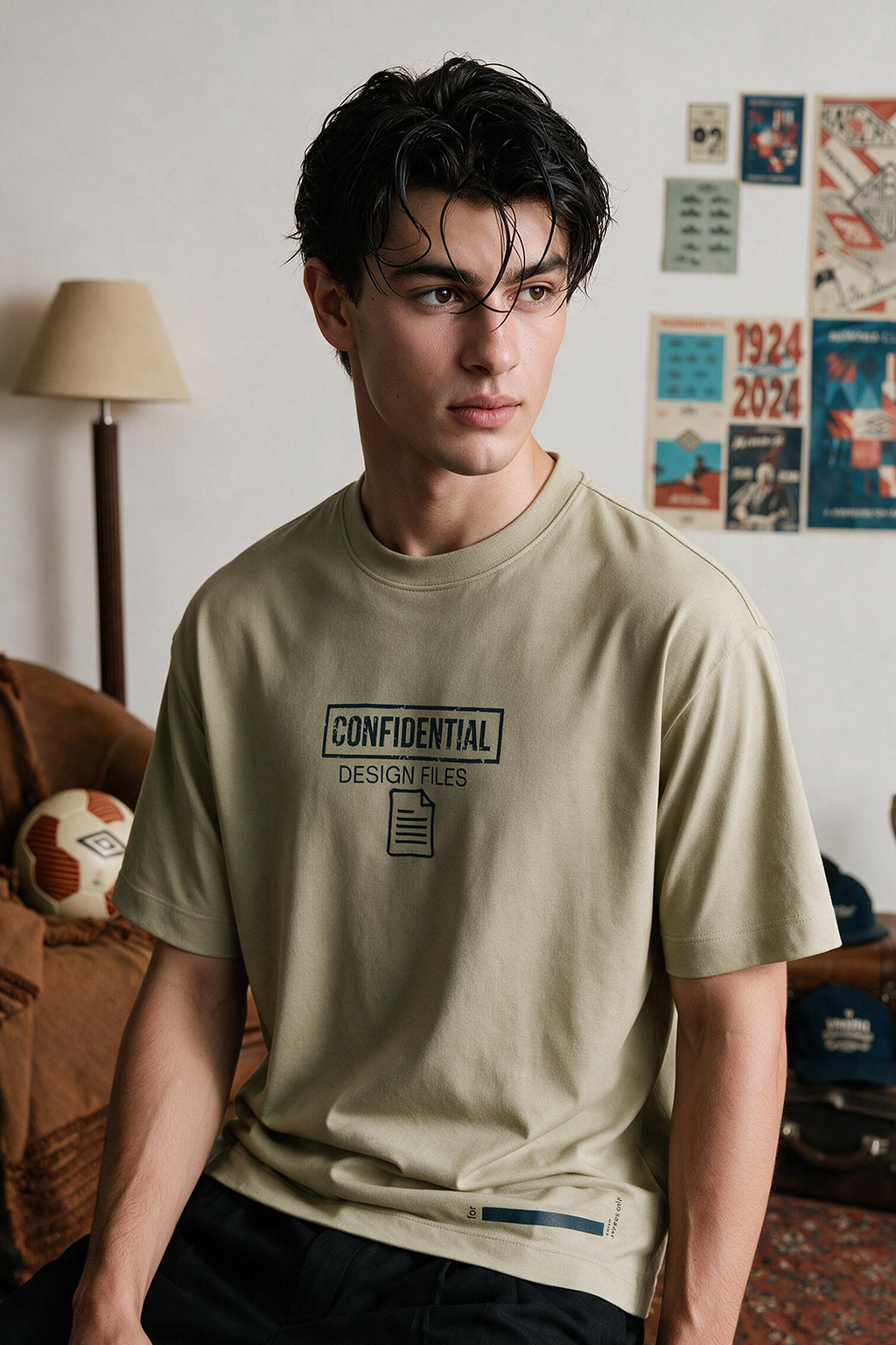 Oversized Graphic T-Shirt - D120