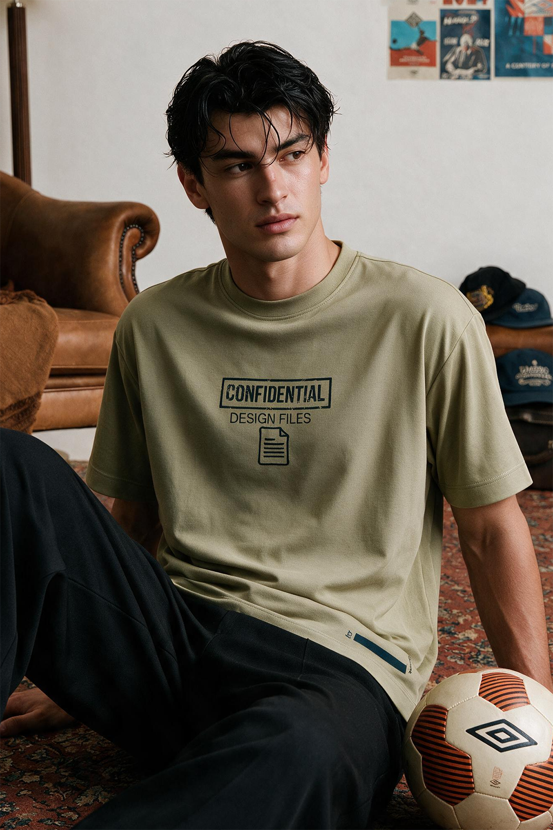 Oversized Graphic T-Shirt - D120
