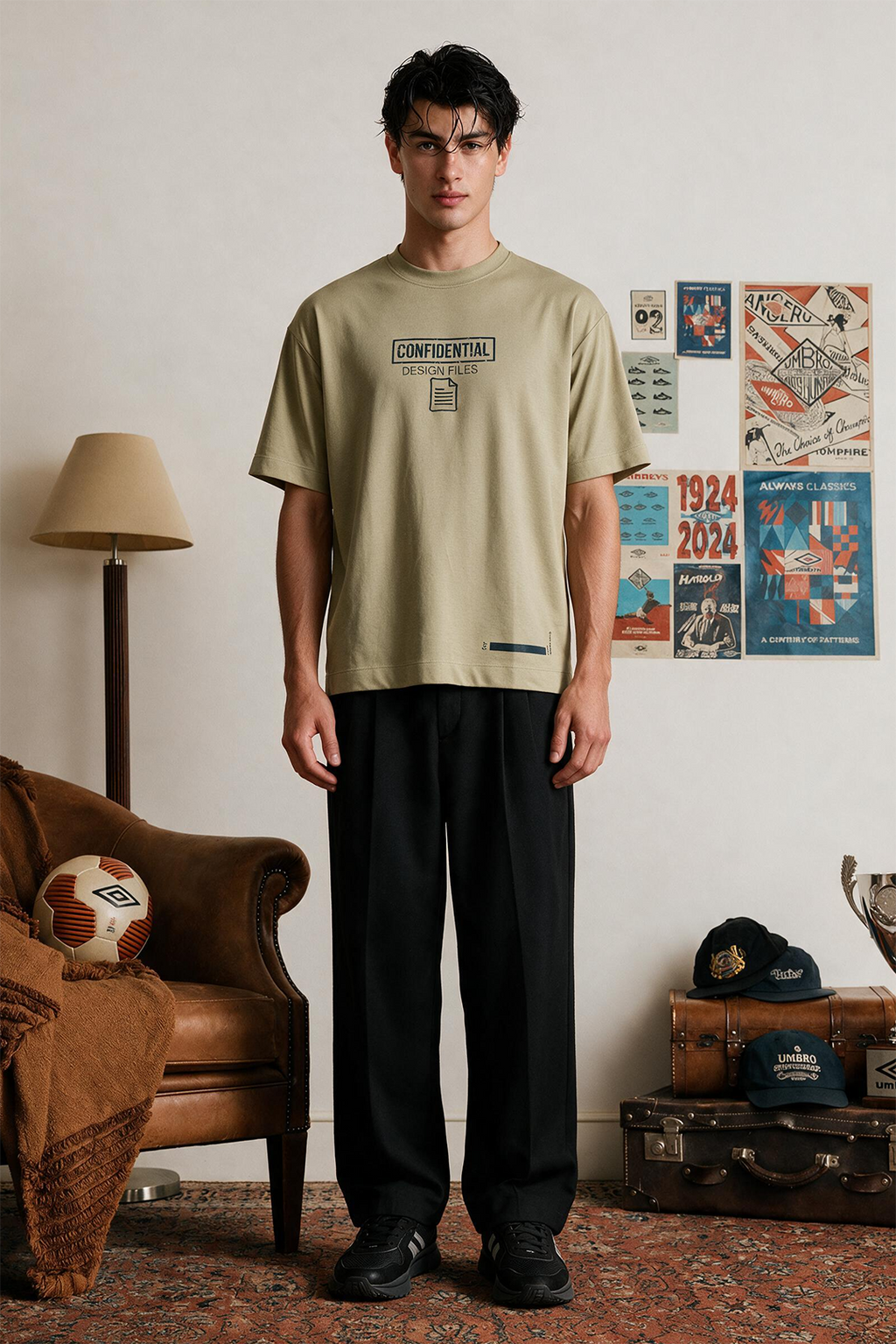 Oversized Graphic T-Shirt - D120