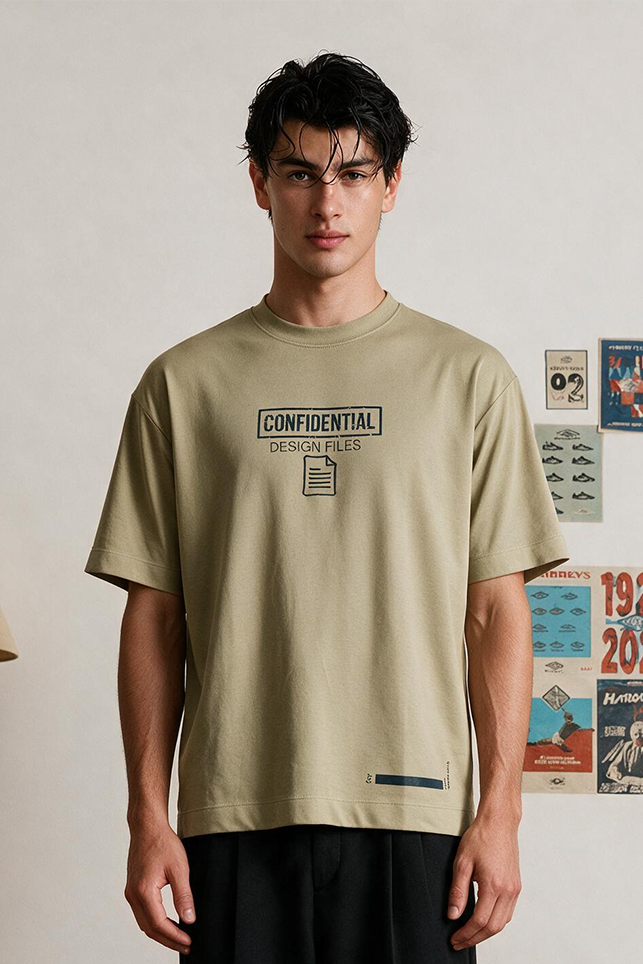 Oversized Graphic T-Shirt - D120