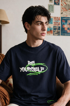 Oversized Graphic T-Shirt - D128