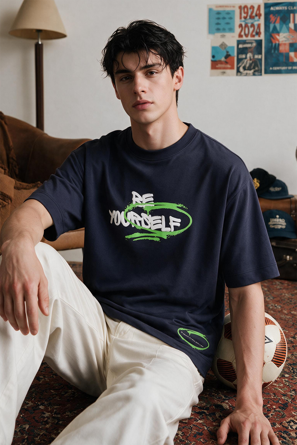 Oversized Graphic T-Shirt - D128