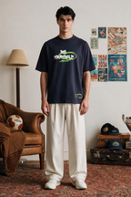 Oversized Graphic T-Shirt - D128