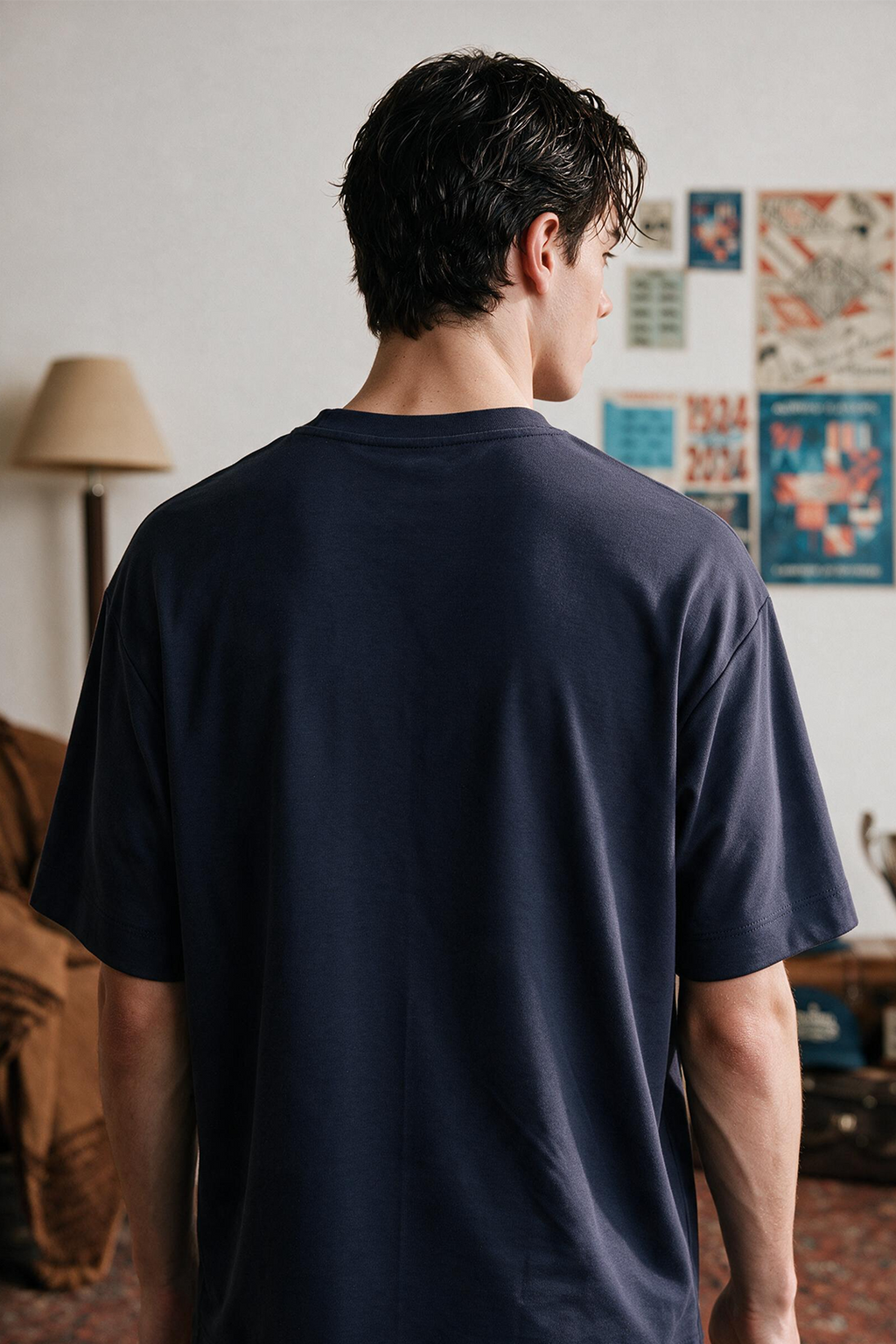Oversized Graphic T-Shirt - D128