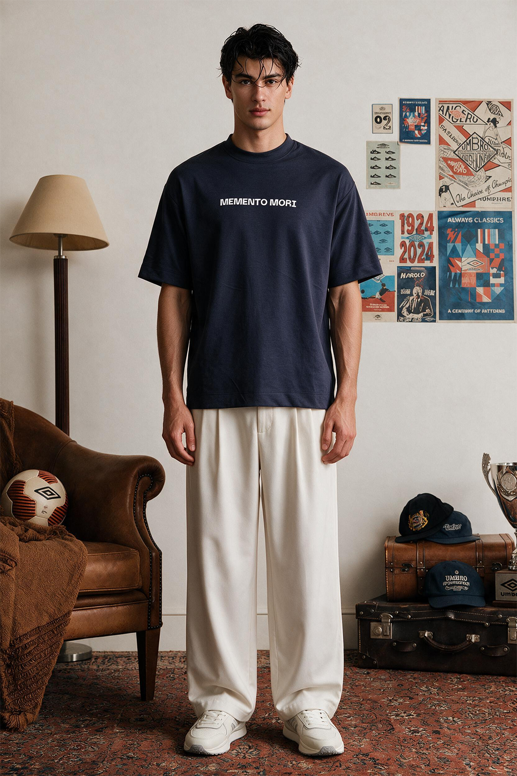 Oversized Graphic T-Shirt - D129