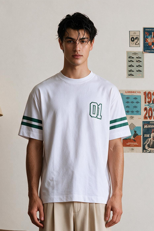 Oversized Graphic T-Shirt - D115