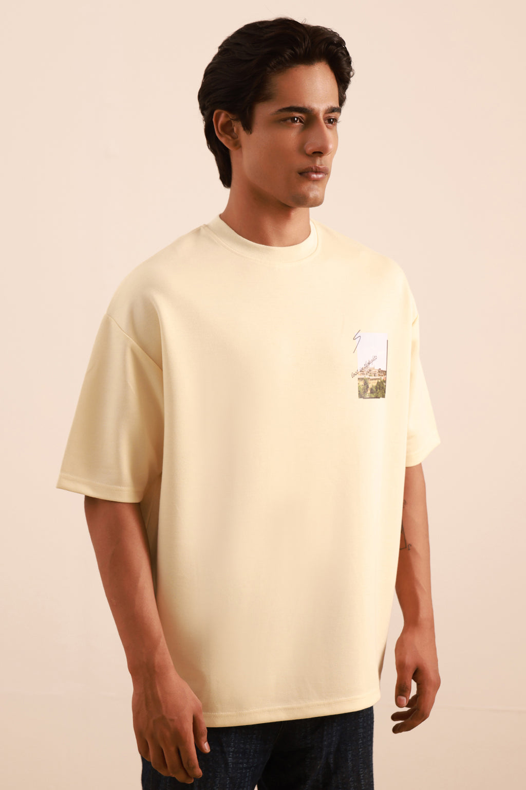 Oversized Graphic T-Shirt - 4006