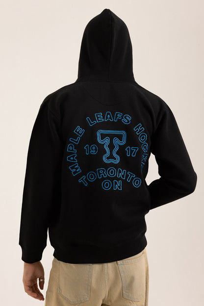 Graphic Zipper Hoodie - 5014