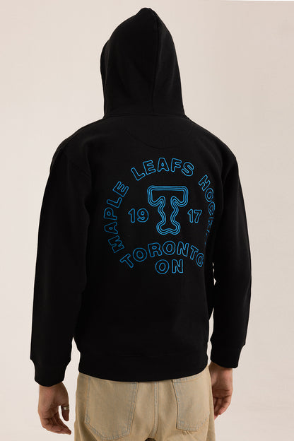 Graphic Zipper Hoodie - 5014