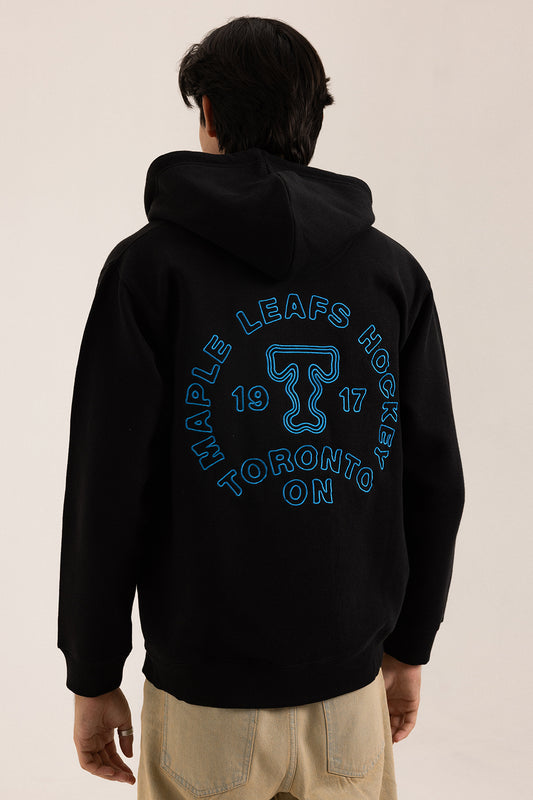 Graphic Zipper Hoodie - 5014