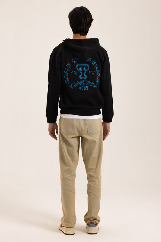 Graphic Zipper Hoodie - 5014