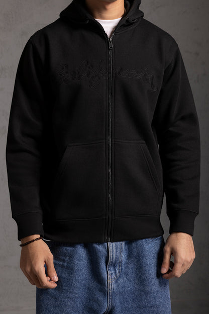 Graphic Zipper Hoodie - 5015
