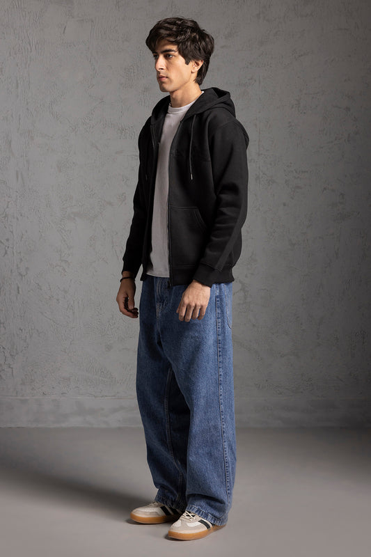 Graphic Zipper Hoodie - 5015