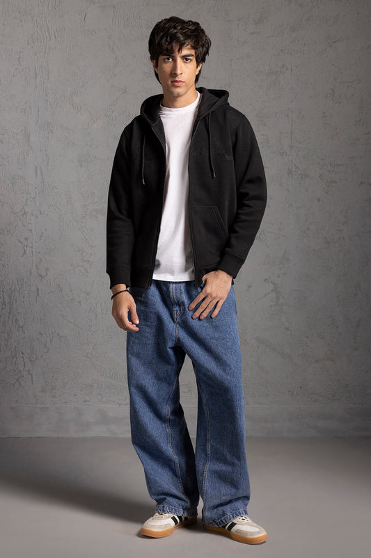 Graphic Zipper Hoodie - 5015