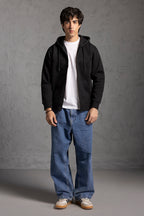 Graphic Zipper Hoodie - 5015
