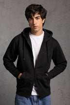 Graphic Zipper Hoodie - 5015
