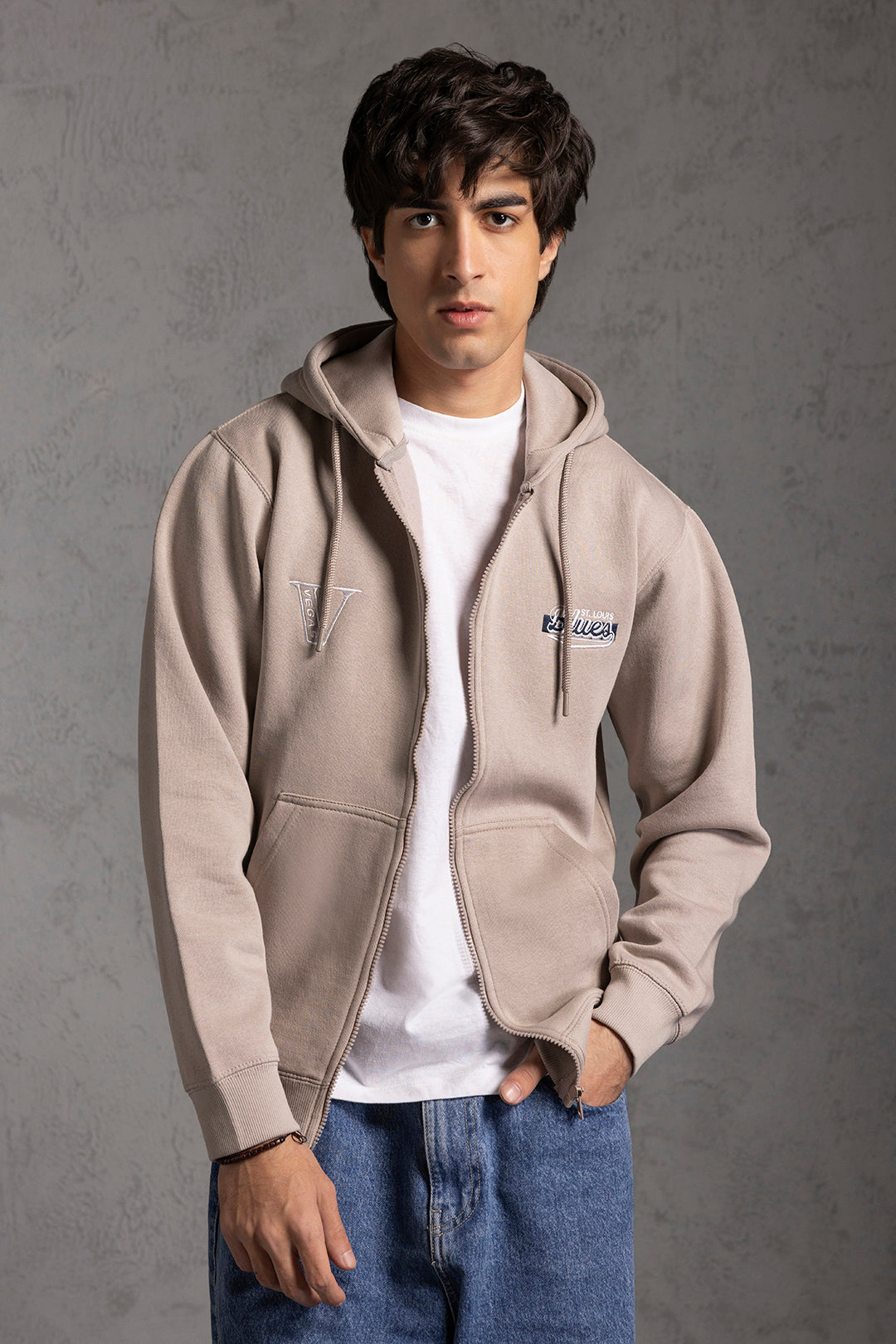Graphic Zipper Hoodies - 5020