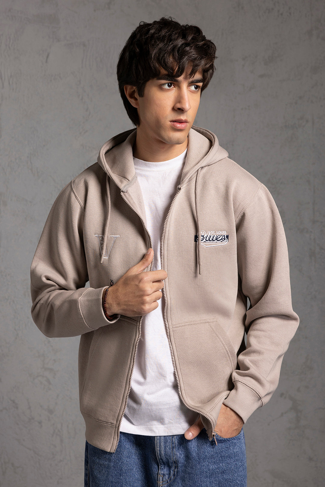 Graphic Zipper Hoodies - 5020