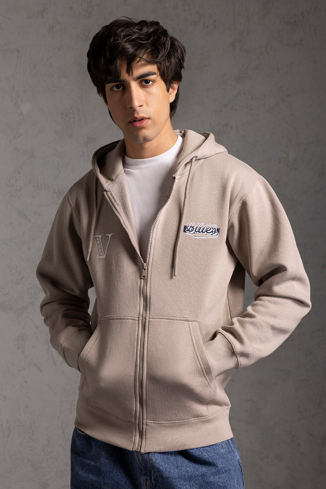Graphic Zipper Hoodies - 5020
