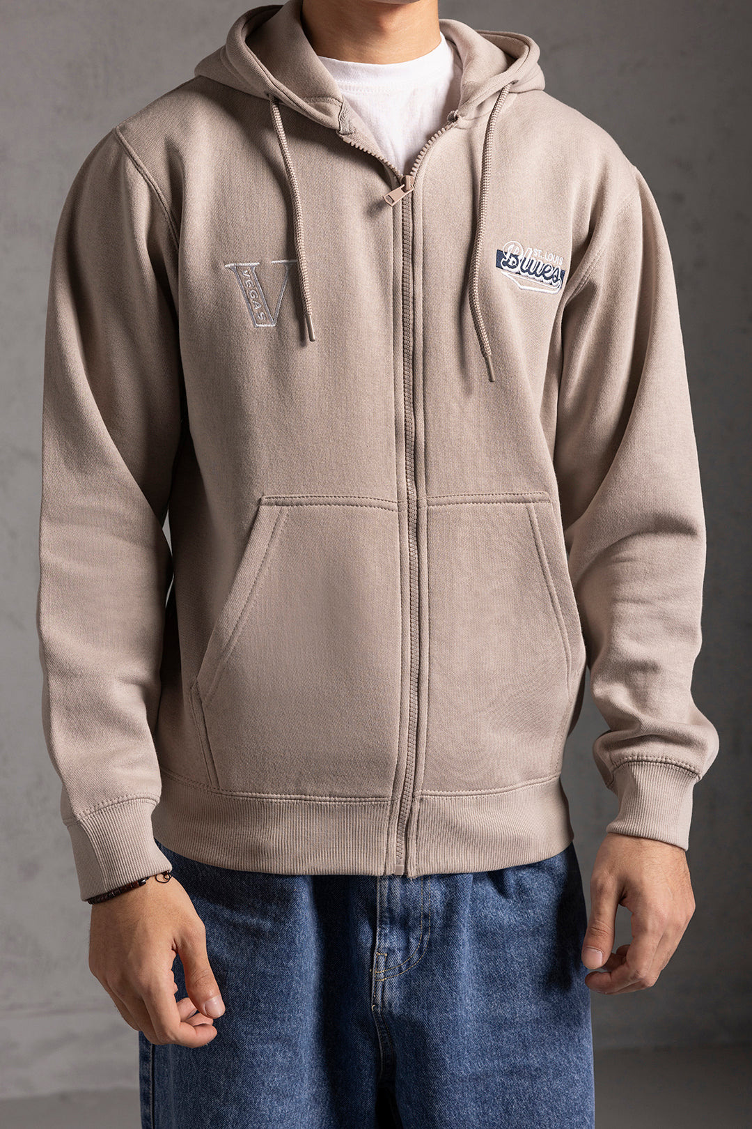 Graphic Zipper Hoodies - 5020