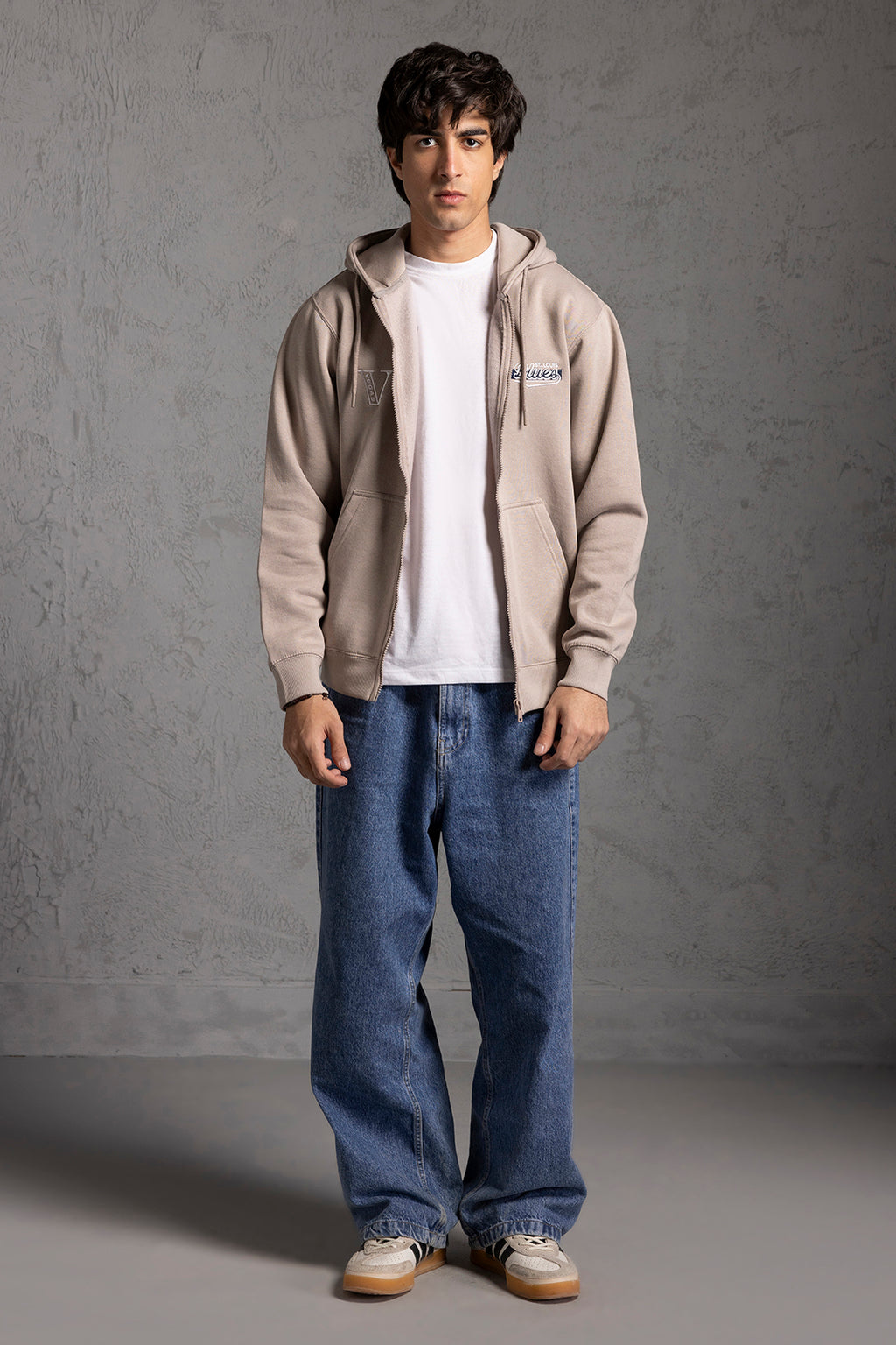 Graphic Zipper Hoodies - 5020