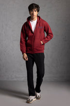 Graphic Zipper Hoodie - 5021