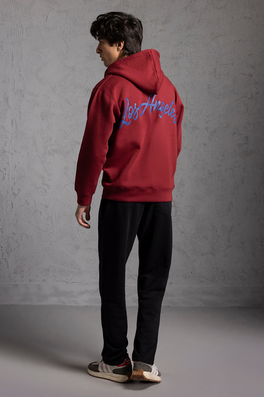 Graphic Zipper Hoodie - 5021