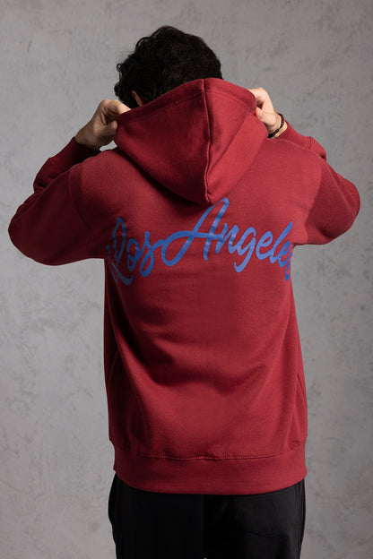 Graphic Zipper Hoodie - 5021