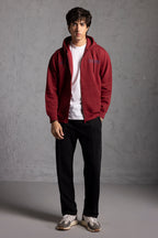 Graphic Zipper Hoodie - 5021