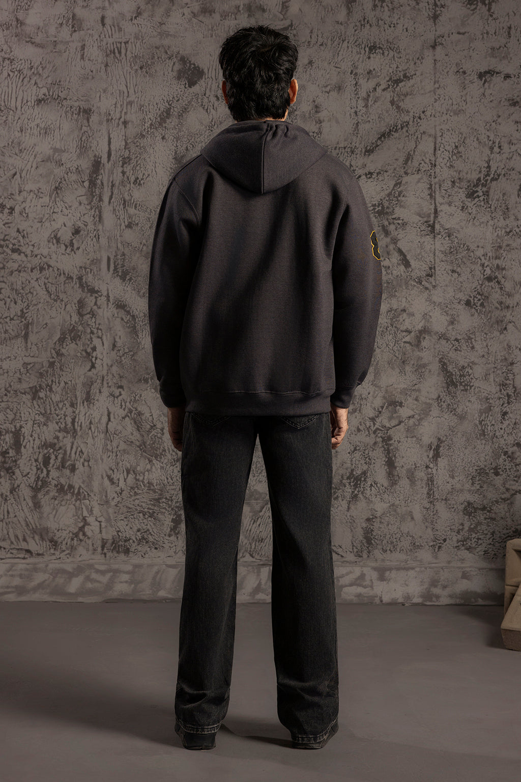 Graphic Zipper Hoodie - 5022