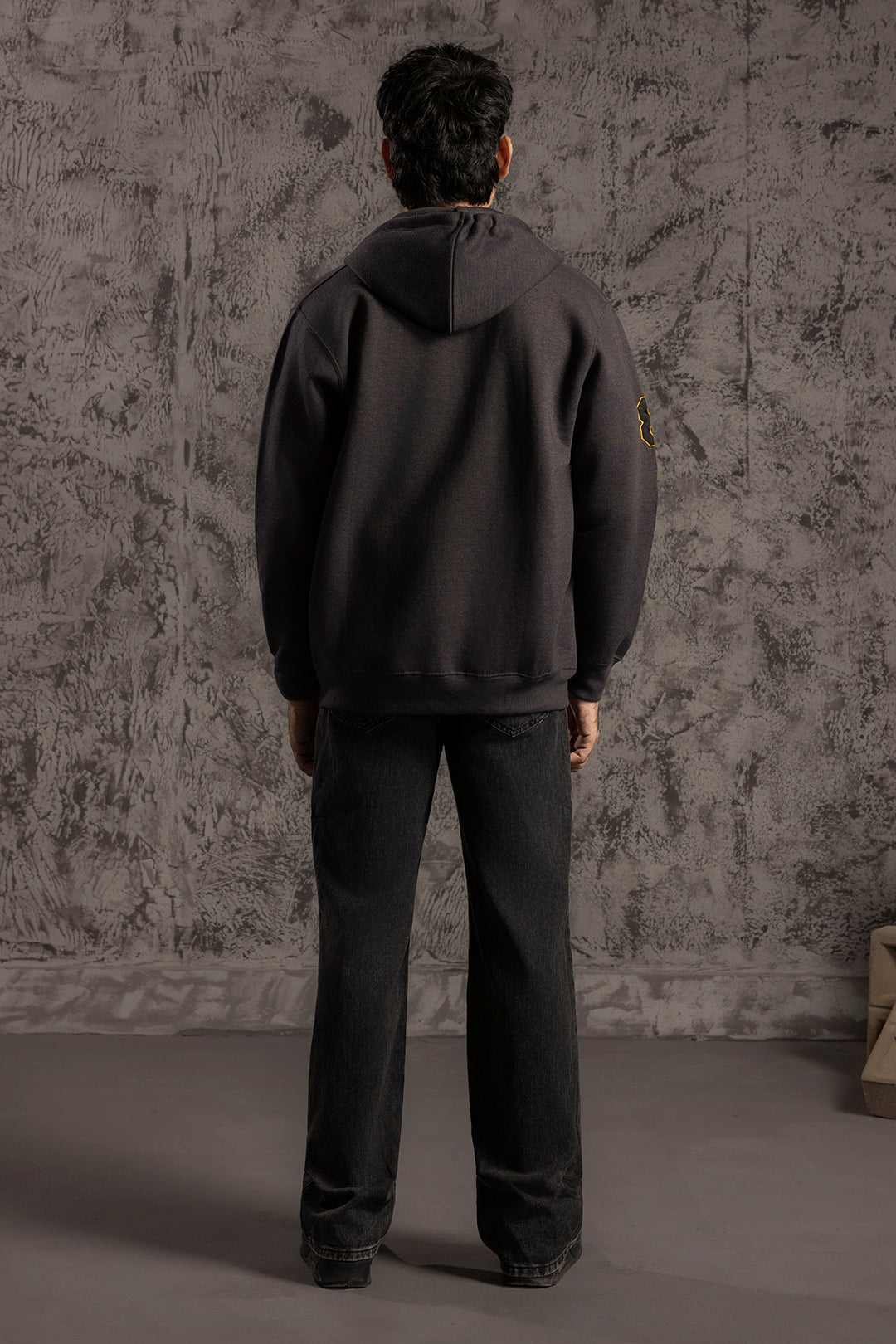 Graphic Zipper Hoodie - 5022