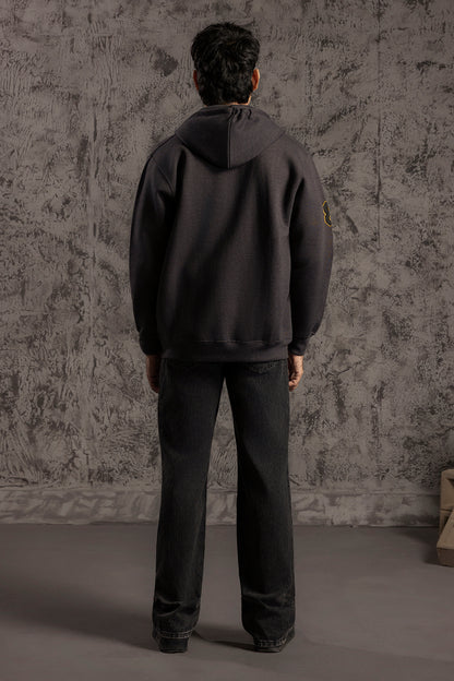 Graphic Zipper Hoodie - 5022