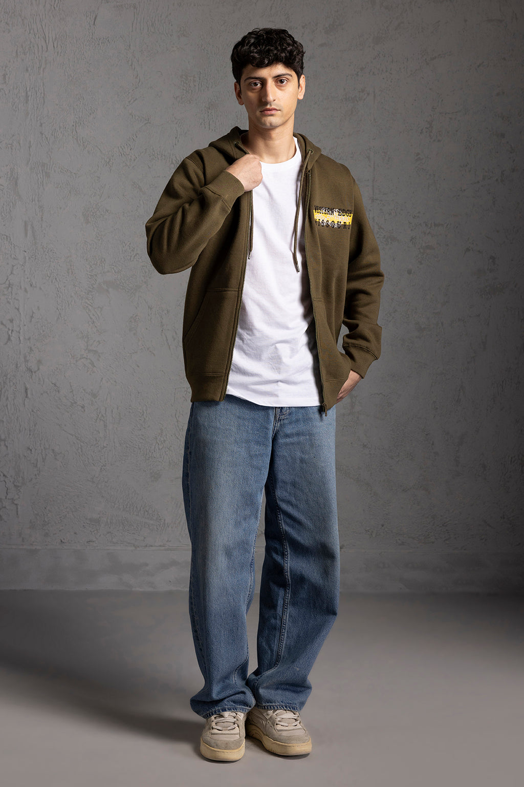 Graphic Zipper Hoodies - 5023